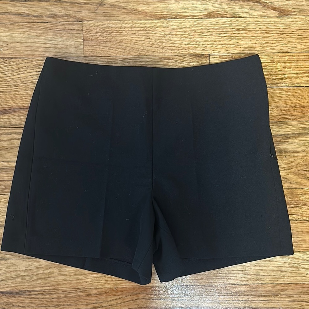 Zara Black High Waist Shorts Sleek Fit